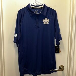 Fanatics Navy Toronto Maple Leafs Polo Shirt